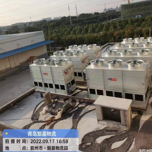 2022年9月安裝完工的青島煙嘉30000平大型冷庫配套